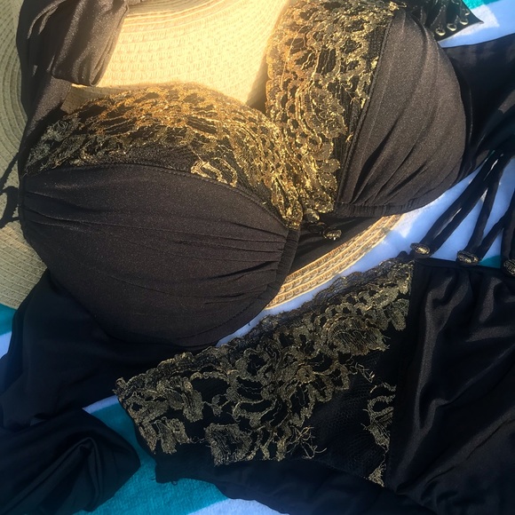 NWT beach bunny bikini big girls don’t cry XL/L - Picture 15 of 17